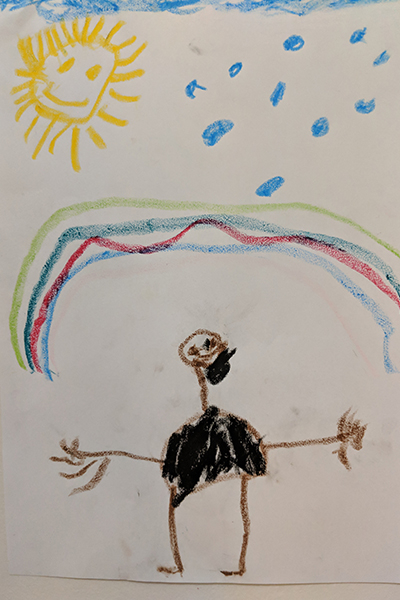 Nur mit Regen kommen Regenbogen